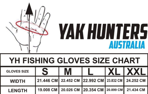 YAK HUNTERS 3/5 GLOVES - Yak Hunters Australia